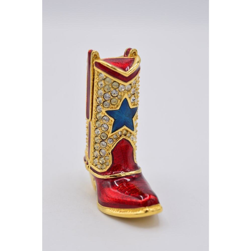 Estee Lauder Empty Compact Solid Perfume Rhinesto… - image 6